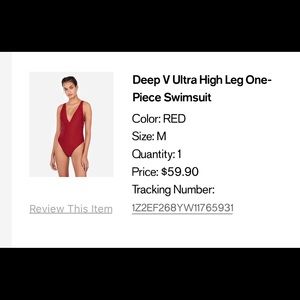 NWT Express One Piece Swimsuit